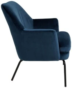 Habitat Celine Velvet Accent Chair - Blue -Cooking and dining Shop 8874702 R Z002A