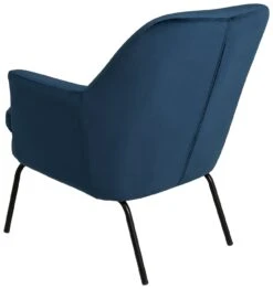 Habitat Celine Velvet Accent Chair - Blue -Cooking and dining Shop 8874702 R Z003A