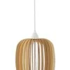Habitat Achille Wooden Pendant Light - Natural
