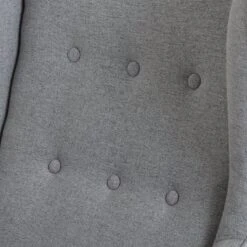 Habitat Callie Fabric Wingback Chair- Light Grey -Cooking and dining Shop 8884950 R Z006A