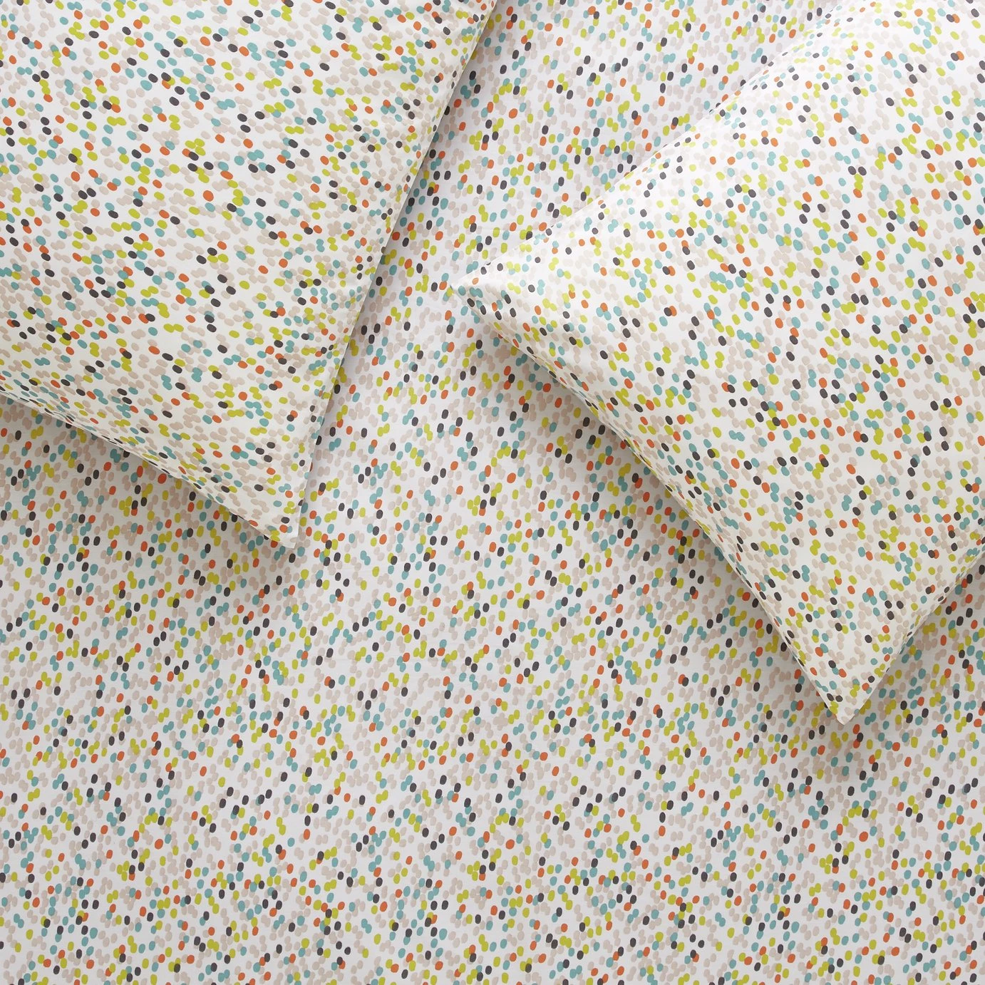 Habitat Cotton Angelica Dots Multicolour Bedding Set -Single 8 Habitat Cotton Angelica Dots Multicolour Bedding Set -Single - Image 8