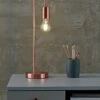 Habitat Rayner Steel LED Desk Lamp - Rose Gold