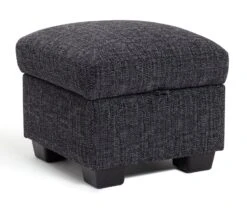 Habitat Lisbon Fabric Storage Footstool - Charcoal 10 Habitat Lisbon Fabric Storage Footstool - Charcoal -Cooking and dining Shop 8909086 R Z002A