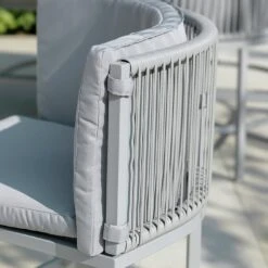 Habitat Nordic 4 Seater Rattan Patio Set - Grey -Cooking and dining Shop 8925620 R Z010C