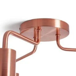 Habitat Rayner Steel LED Flush Ceiling Light - Rosegold 11 Habitat Rayner Steel LED Flush Ceiling Light - Rosegold -Cooking and dining Shop 8927226 R Z003A