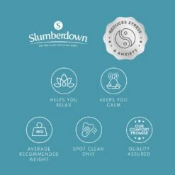 Slumberdown Wellbeing Kids Weighted Blanket - 4Kg -Cooking and dining Shop 8942926 R Z009A