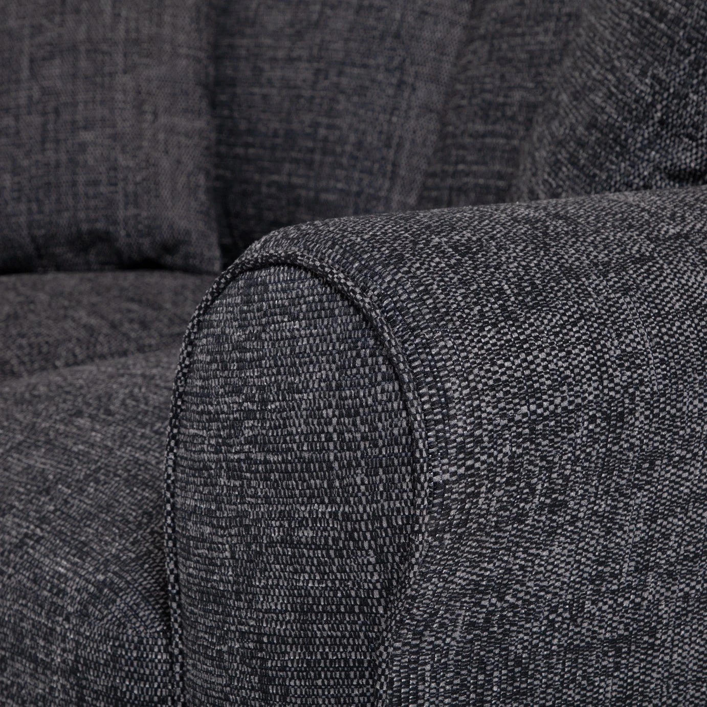 Habitat Lisbon Fabric 2 Seater Sofa - Charcoal 8 Habitat Lisbon Fabric 2 Seater Sofa - Charcoal - Image 8