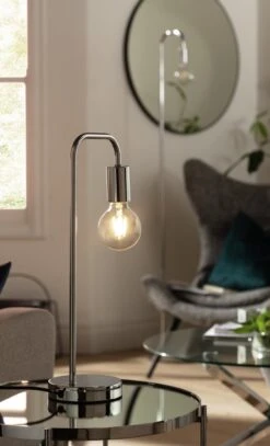 Habitat Rayner Steel LED Table Lamp - Chrome -Cooking and dining Shop 8959328 R Z002C