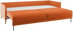 Habitat Hyde 3 Seater Fabric Sofa Bed - Orange -Cooking and dining Shop 8972219 R Z002A