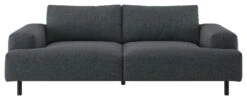 Habitat Julien Fabric 3 Seater Sofa - Charcoal