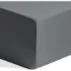 Habitat Egyptian Cotton 400TC Slate Grey Fitted Sheet-Double