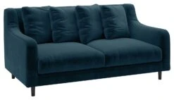 Habitat Swift Velvet 2 Seater Sofa - Blue -Cooking and dining Shop 8997823 R Z008A