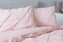 Habitat Hadley Pintuck Blush Pink Bedding Set - Double -Cooking and dining Shop 9161397 R Z004A