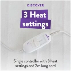 Slumberdown Essentials Electric Underblanket - Small Double -Cooking and dining Shop 9169131 R Z003A