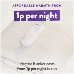 Slumberdown Essentials Electric Underblanket - Small Double -Cooking and dining Shop 9169131 R Z004A