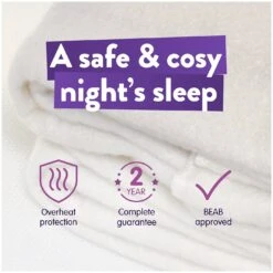 Slumberdown Essentials Electric Underblanket - Small Double -Cooking and dining Shop 9169131 R Z011A