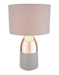 Habitat Pluto Touch Table Lamp - Copper & Grey -Cooking and dining Shop 9179846 R Z002A