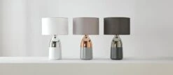 Habitat Pluto Touch Table Lamp - Copper & Grey -Cooking and dining Shop 9179846 R Z002C