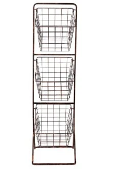 Habitat 3 Tier Antique Finish Vegetable Stand 8 Habitat 3 Tier Antique Finish Vegetable Stand -Cooking and dining Shop 9185885 R Z002A