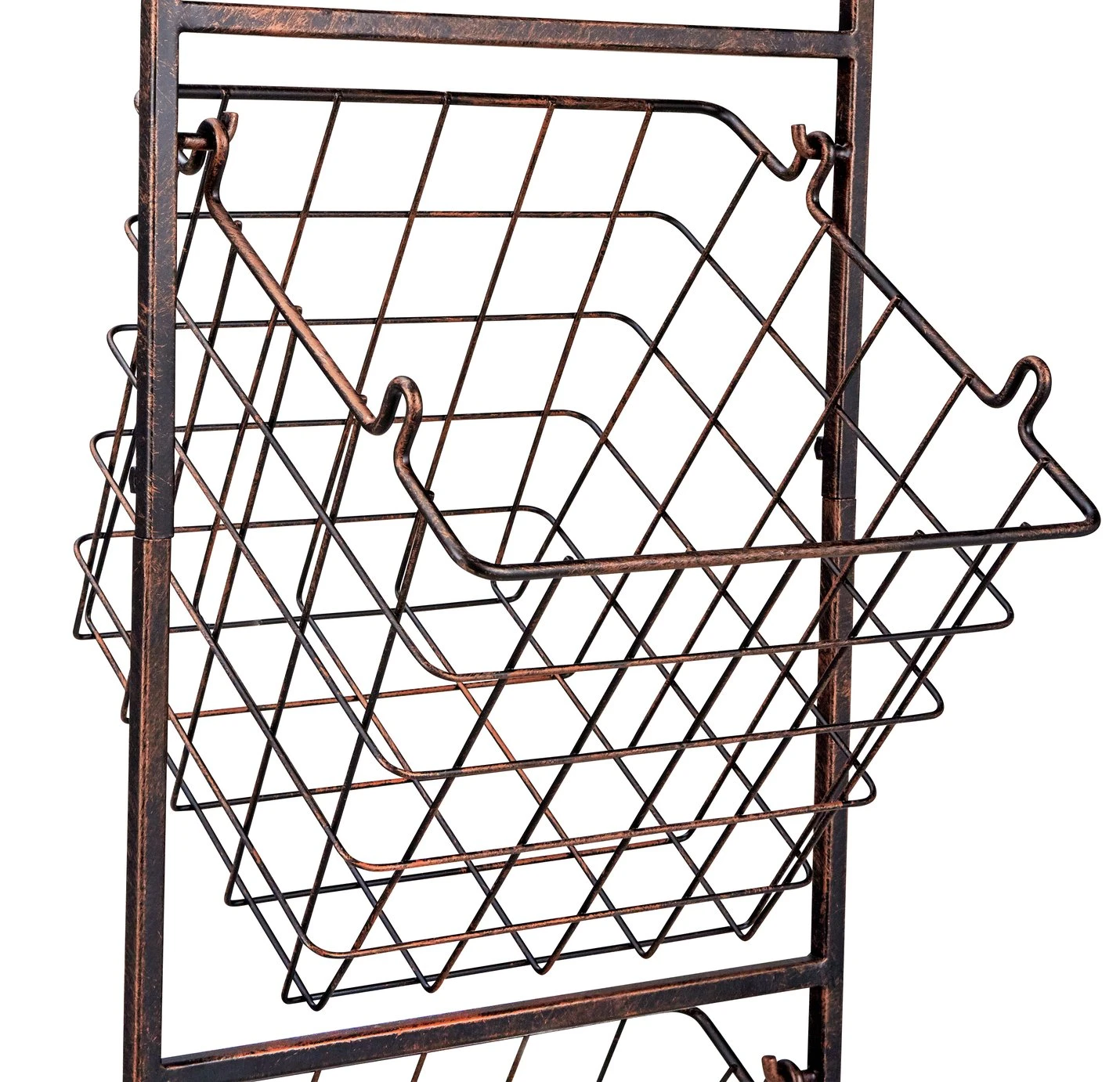 Habitat 3 Tier Antique Finish Vegetable Stand 4 Habitat 3 Tier Antique Finish Vegetable Stand - Image 4