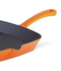 Habitat 23cm Cast Iron Griddle Pan - Orange -Cooking and dining Shop 9192500 R Z003A