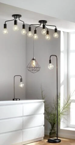 Habitat Kanso Wire Pendant Shade - Black -Cooking and dining Shop 9199462 R Z010C