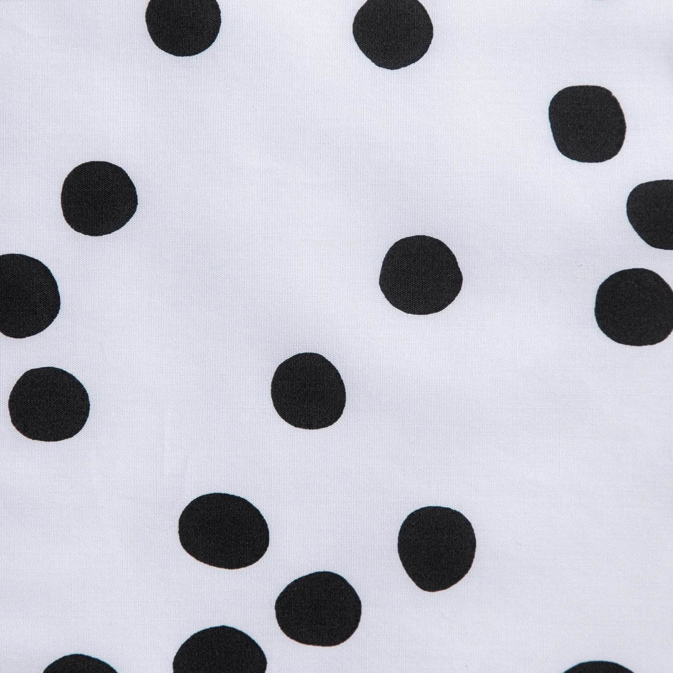 Habitat Cotton Dot Penny White & Black Bedding Set - Single 2 Habitat Cotton Dot Penny White & Black Bedding Set - Single - Image 2