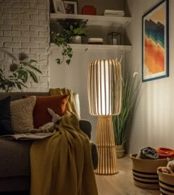 Habitat Achille Japonica Floor Lamp - Ash -Cooking and dining Shop 9202270 R Z003C