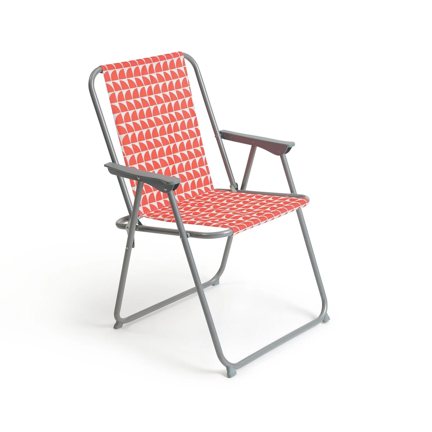 Habitat Folding Metal Garden Chair - Orange 1 Habitat Folding Metal Garden Chair - Orange