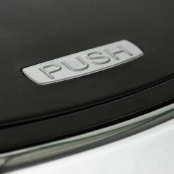 Habitat 30 Litre Square Touch Top Bin - Silver -Cooking and dining Shop 9212569 R Z003A