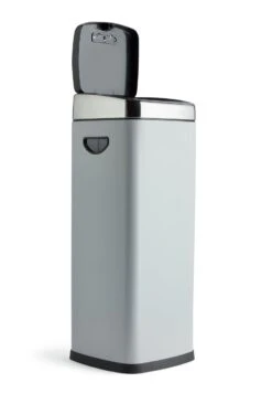 Habitat 30 Litre Square Touch Top Bin - Gunmetal -Cooking and dining Shop 9212662 R Z002A