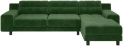 Habitat Hendricks Velvet Right Hand Corner Chaise Sofa-Green 12 Habitat Hendricks Velvet Right Hand Corner Chaise Sofa-Green -Cooking and dining Shop 9269165 R Z003A
