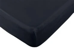 Best Seller 9 Habitat Pure Cotton 200TC Navy Fitted Sheet - Single