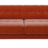 Habitat Hendricks Velvet 3 Seater Sofa - Orange