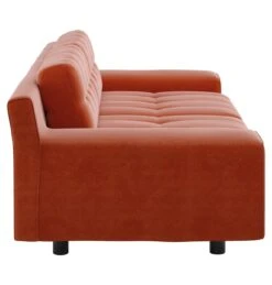 Habitat Hendricks Velvet 3 Seater Sofa - Orange -Cooking and dining Shop 9299166 R Z004A