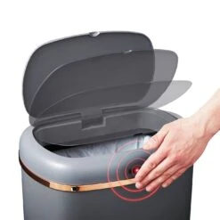 Tower 58 Liter Cavaletto Sensor Bin - Grey -Cooking and dining Shop 9308899 R Z003A