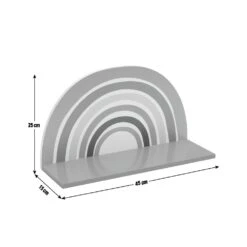 Habitat MDF Rainbow Wall Shelf - Multicoloured -Cooking and dining Shop 9310272 R Z001E