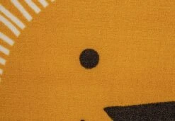 Habitat Kids Lion Face Circle Rug - Yellow - 100x100cm -Cooking and dining Shop 9338065 R B001