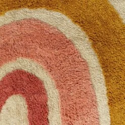 Habitat Kids Rainbow Tufted Flatweave Cotton Rug -120x170cm -Cooking and dining Shop 9338302 R B001