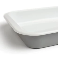 Habitat Set Of 2 Enamel Oven Tray Roaster Set 6 Habitat Set Of 2 Enamel Oven Tray Roaster Set -Cooking and dining Shop 9340462 R Z002A