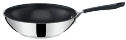 Tefal Jamie Oliver 28cm Non Stick Stainless Steel Wok -Cooking and dining Shop 9341234 R Z003A