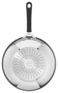 Tefal Jamie Oliver 28cm Non Stick Stainless Steel Wok -Cooking and dining Shop 9341234 R Z005A