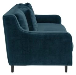 Habitat Swift Velvet 3 Seater Sofa - Blue -Cooking and dining Shop 9342769 R Z004A