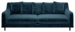 Habitat Swift Velvet 3 Seater Sofa - Blue -Cooking and dining Shop 9342769 R Z009A