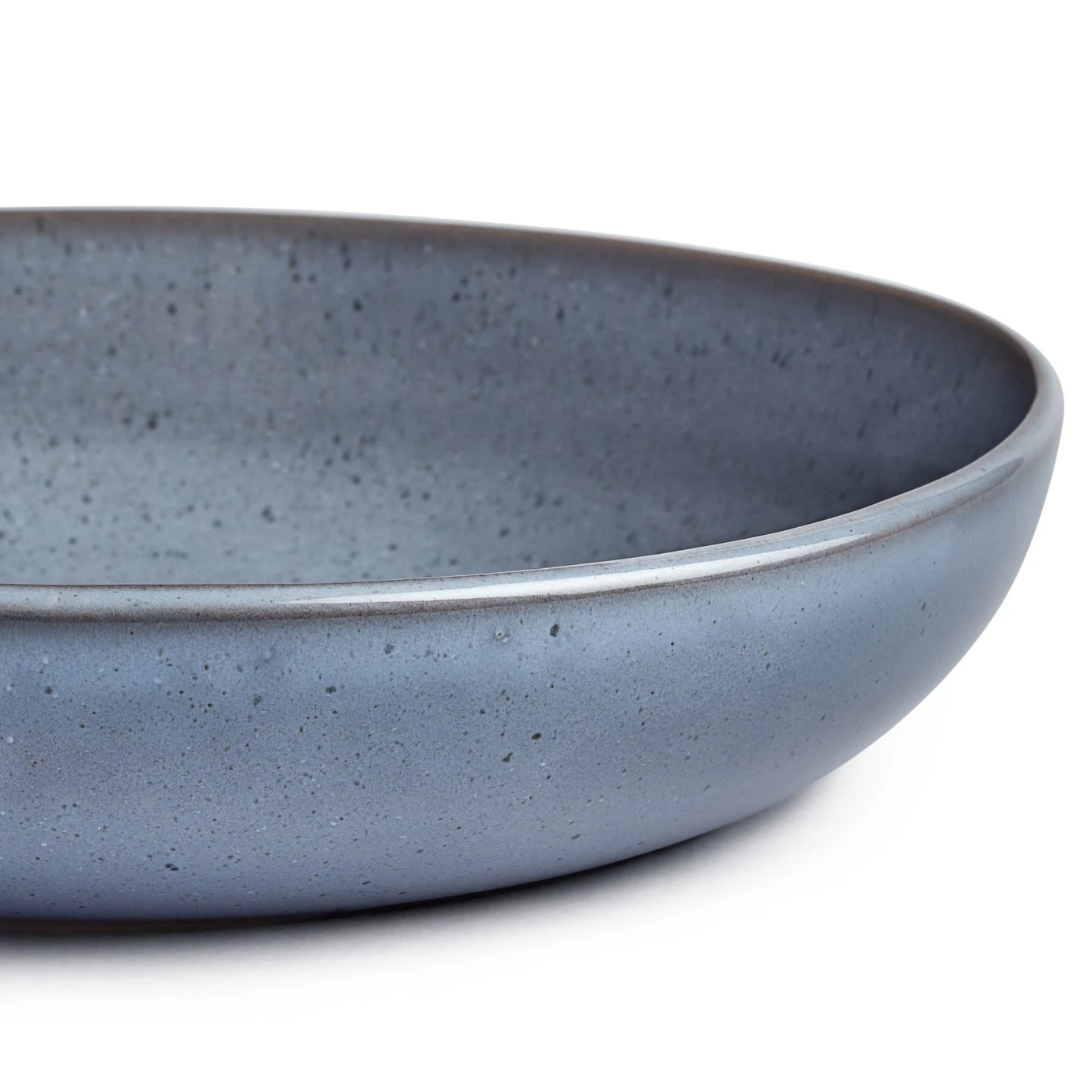 Habitat Evora 4 Piece Stoneware Pasta Bowls - Blue 4 Habitat Evora 4 Piece Stoneware Pasta Bowls - Blue - Image 4