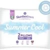 Slumberdown Summer Cool Medium Support Pillow - 2 Pack