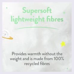 Slumberdown Anti Bacterial 4 Tog Kids Duvet - Toddler -Cooking and dining Shop 9379385 R Z011A