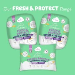 Slumberdown Anti Bacterial 4.5 Tog Kids Duvet - Single -Cooking and dining Shop 9379392 R Z016A