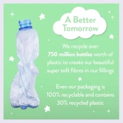 Slumberdown Anti Bacterial Soft Support Pillow - Toddler -Cooking and dining Shop 9379426 R Z013A