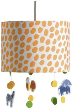Habitat Kids Drum Dash Print & Hanging Animal Ceiling Shade -Cooking and dining Shop 9382475 R Z001C